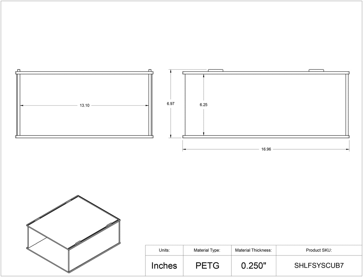 Shelf System - 14 in. x 17 in. x 14 in.