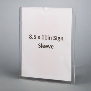 Deluxe Sign Holder-8.5 X11 - Tape Mount