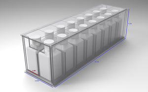 Square Media Bottle Drawer