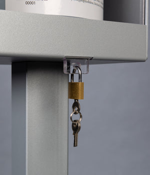 Gallon Hand Sanitizer Stand-Steel, Locking